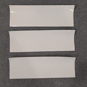 3M Series 2080 Gloss White Vinyl Wrap 12x4" Strips (3 Pack) Decals DIY